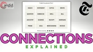 How to play NYT Connections game? Tips and Tricks to get better | Candid.Technology