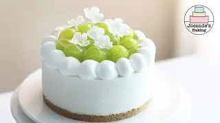 Green grape cheese cake