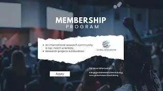 Join Our Membership Program and Elevate Your Research Career with the Global Researcher Club