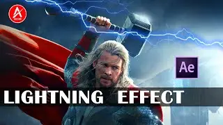 Advanced Lightning After Effect Tutorial | How to create Lightning in After Effect