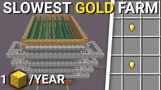 HUGE progress on the SLOWEST gold farm in Minecraft