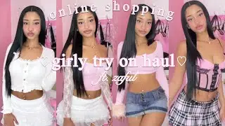 girly online shopping try on haul! ♡ zaful