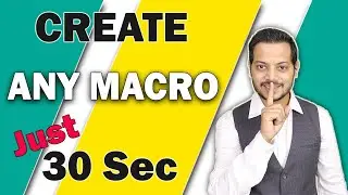 How to create macro without knowledge | Create your own VBA/MACRO in just 30 Sec with AI