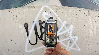 Graffiti test with Wekman Arton mini cans