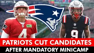 New England Patriots Cut Candidates After Minicamp Ft. Bailey Zappe, Mitchell Wilcox & Kevin Harris