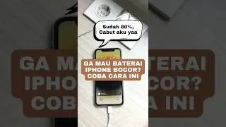 Gamau Baterai iPhone Bocor?😱 Coba cara ini ya