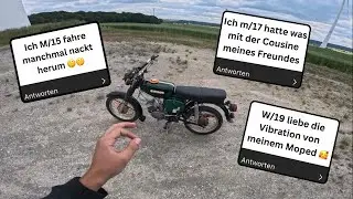 OMG! 😂 Beichten auf der Simson 63 ccm