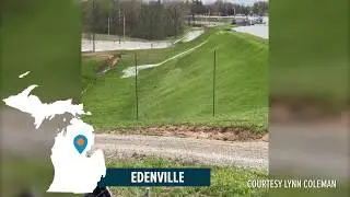 Michigan dam failure caught on video