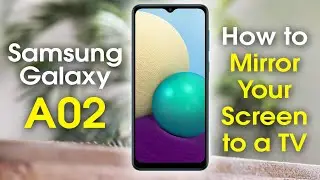 Samsung Galaxy A02 How to Mirror Your Screen to a TV | H2techvideos | Samsung Galaxy A02 Play on TV