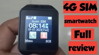 Mirza DZ09 4G Sim calling smartwatch full hands on review