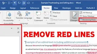 How To Remove Red Line From MS Word? Red Line Remove in Microsoft