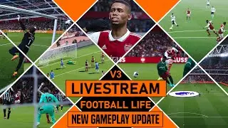 Football Life 2023™ Smoke Patch NEW v3 UPDATE! 🔴 Best Football Game Just Got Better! [Livestream]