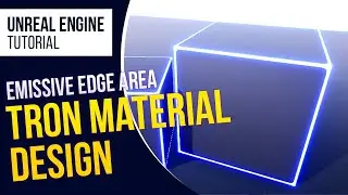 UE4 Tron Material l Unreal Engine 4.26 (Tutorial)