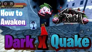 How To AWAKEN/GET DARK X QUAKE FRUIT + Codes in Fruit Battlegrounds