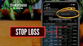 Stops on Spreads Using ThinkorSwim Mobile App