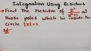 @btechmathshub7050To find poles and corresponding Residues of the function-complex Analysis