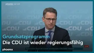 Parteipressekonferenz CDU am 11.12.2023