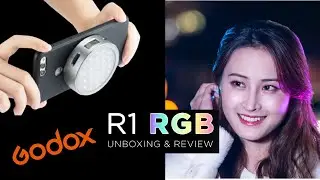 Godox R1 Round RGB Mini Creative Light | Unboxing and Review (HINDI)