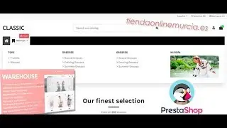 ➡️ Cómo crear un MEGA MENU con Prestashop y Plantilla WAREHOUSE