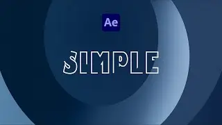 Outline Title Animation Effect in Adobe After Effects