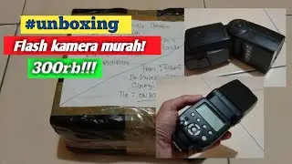 Unboxing Flash kamera yongnuo bekas murah cuman 300rb!!!