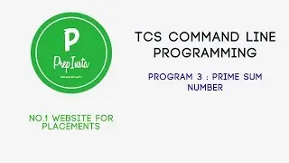 Command Line Programming for TCS Prime Sum Code