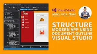 How to Show Document Outline in Visual Studio - Easy Way to Structure Modern App C# VB NET