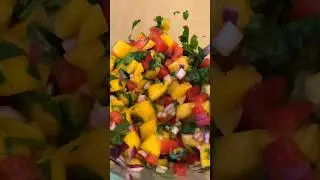 Mango Salsa | Coriander and Cilantro are the same thing!! #shorts #food #mangosalsa