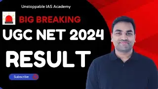 BIG BREAKING :- UGC NET JUNE 2024 RESULT || UGC NET RESULT 2024