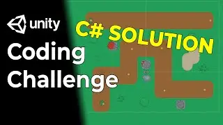 C# Solution for Unity Coding Challenge 1 - Tower Defense Path with Waypoints