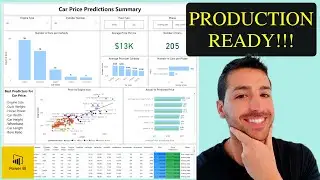 How to Build Power BI Dashboards from Scratch - Deploying Machine Learning Predictions [2022]