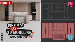 (Part1) How to Create a 2D Kitchen Plan in AutoCAD | Step-by-Step Tutorial