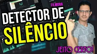 Como usar o detector de silêncio do Filmora do jeito certo 🟣