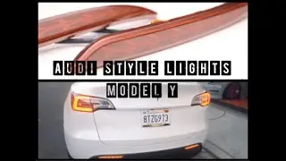 Tesla Model Y: Audi Style Sequential Turn Signal/Brake Lights Installation (Short)