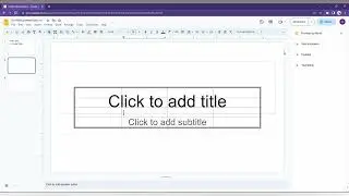 How to insert table in Google Slides