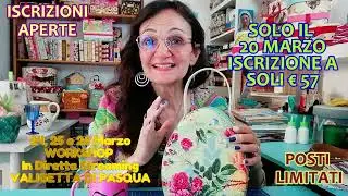 ISCRIZIONI APERTE - Workshop Valigetta di Pasqua