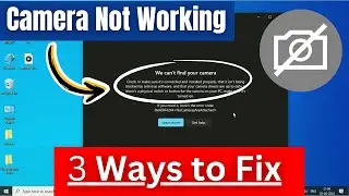 Camera Not Working on Windows 10 - (3 Easy Fixes)