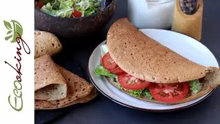 Лепешки из зеленой гречки и нута / без муки / gluten free / vegan