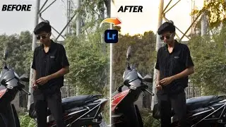 Lightroom Mobile Golden Glow Black Tone Photo Retouching | How to Create Golden Light in Your Photos