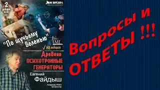 ВОПРОСЫ И ОТВЕТЫ на лекции Евгения Файдыша «По щучьему веленью! или Древние психотронные генераторы»