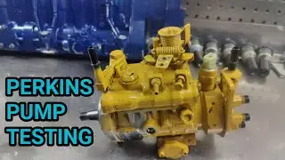 PERKINS ENGINE PUMP TESTING ! DELPHI PUMP TESTING ! PERKINS DIESEL PUMP