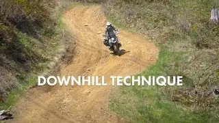 Downhill Riding Lesson - Body and Brain - Learn the Techniques - R1200GS