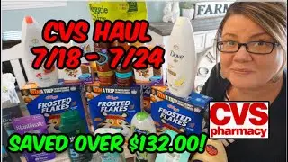 CVS HAUL (7/18 - 7/24) | I SAVED OVER $132.00! 💃