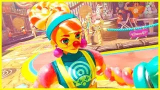 New Character Lola Pop Gameplay! Arms Nintendo Switch