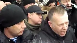Захарченко на стороне украинских олигархов. Митинг в Донецке 17.03.2014г