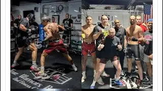 Very confident UFC Champion Alex Pereira has hard and dangerous sparring with Boxer Zhilei Zhang