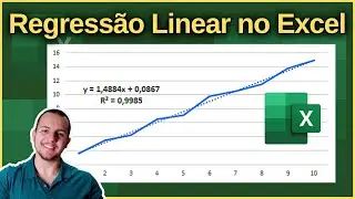 Gráfico de Regressão Linear no Excel