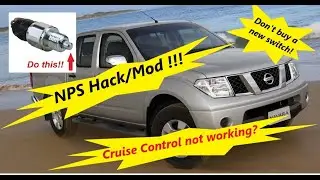 Nissan Navara Frontier Pathfinder D40 R51 N50 Cruise Control Neutral Position Switch NPS  Repair