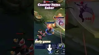 Saber Counter items mlbb