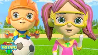 Soccer Song, Cartoon Video for Children by Little Tritans